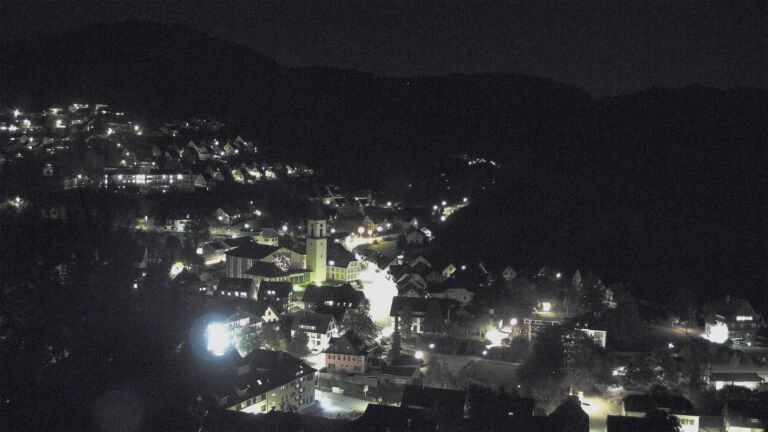 Dieses Bild zeigt eine Webcam-Aufnahme von Ottenhöfen, aufgenommen am Montag, den 12.10.2026 um 20:50 Uhr