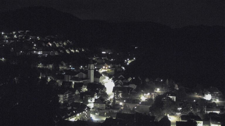 Dieses Bild zeigt eine Webcam-Aufnahme von Ottenhöfen, aufgenommen am Mittwoch, den 16.09.2026 um 01:30 Uhr