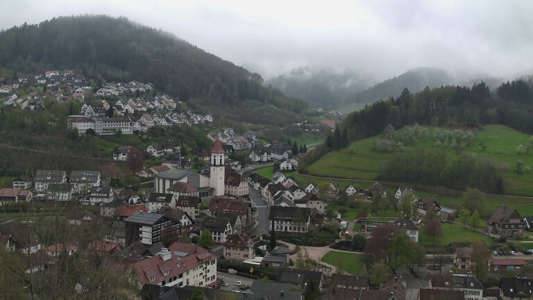 Dieses Bild zeigt eine Webcam-Aufnahme von Ottenhöfen, aufgenommen am Dienstag, den 14.04.2026 um 10:30 Uhr