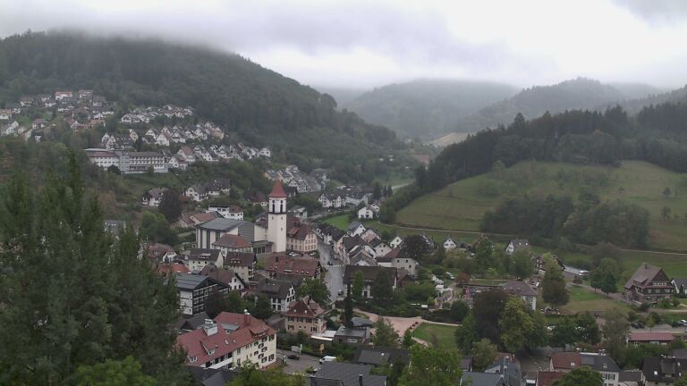 Dieses Bild zeigt eine Webcam-Aufnahme von Ottenhöfen, aufgenommen am Mittwoch, den 16.09.2026 um 11:10 Uhr