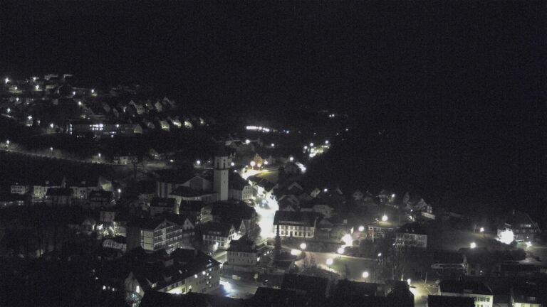 Dieses Bild zeigt eine Webcam-Aufnahme von Ottenhöfen, aufgenommen am Donnerstag, den 12.03.2026 um 02:00 Uhr