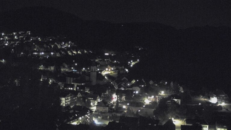 Dieses Bild zeigt eine Webcam-Aufnahme von Ottenhöfen, aufgenommen am Donnerstag, den 10.09.2026 um 23:00 Uhr