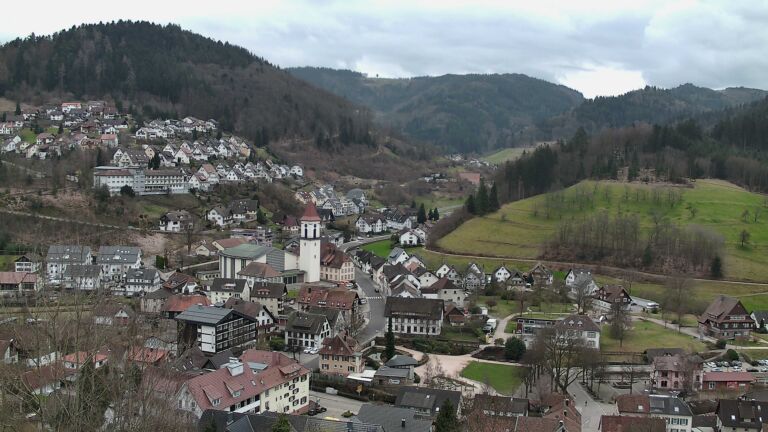 Dieses Bild zeigt eine Webcam-Aufnahme von Ottenhöfen, aufgenommen am Samstag, den 28.02.2026 um 12:40 Uhr