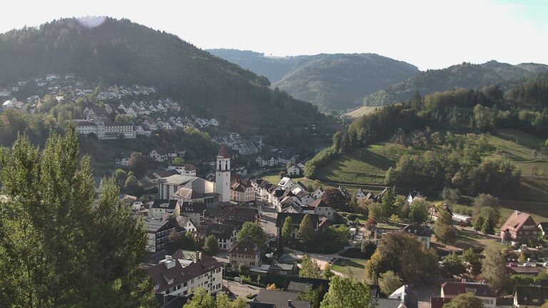 Dieses Bild zeigt eine Webcam-Aufnahme von Ottenhöfen, aufgenommen am Dienstag, den 29.09.2026 um 09:50 Uhr