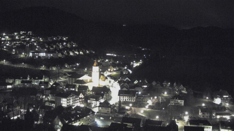 Dieses Bild zeigt eine Webcam-Aufnahme von Ottenhöfen, aufgenommen am Montag, den 23.02.2026 um 20:20 Uhr