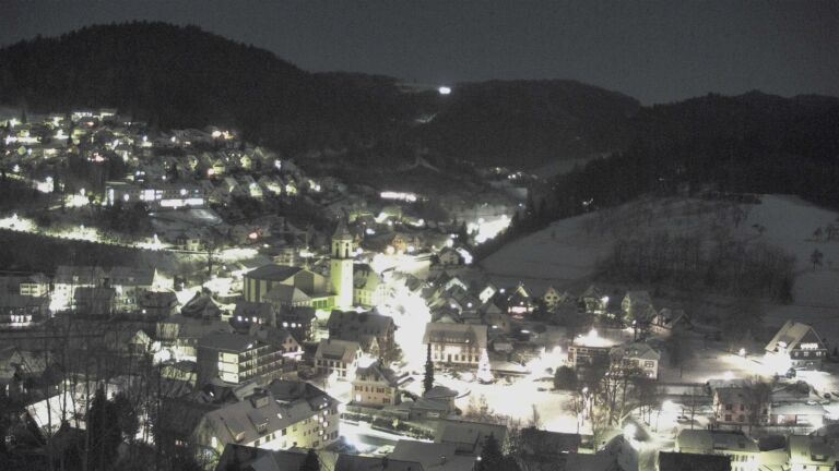 Dieses Bild zeigt eine Webcam-Aufnahme von Ottenhöfen, aufgenommen am Mittwoch, den 07.01.2026 um 06:50 Uhr