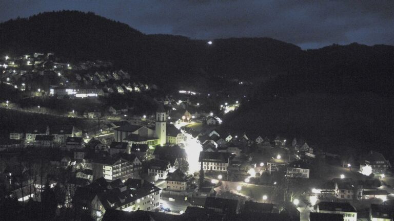 Dieses Bild zeigt eine Webcam-Aufnahme von Ottenhöfen, aufgenommen am Samstag, den 14.02.2026 um 06:50 Uhr