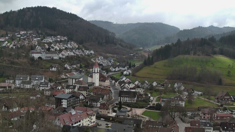 Dieses Bild zeigt eine Webcam-Aufnahme von Ottenhöfen, aufgenommen am Sonntag, den 15.03.2026 um 11:30 Uhr