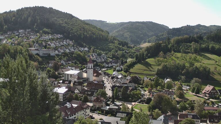 Dieses Bild zeigt eine Webcam-Aufnahme von Ottenhöfen, aufgenommen am Samstag, den 19.09.2026 um 11:20 Uhr