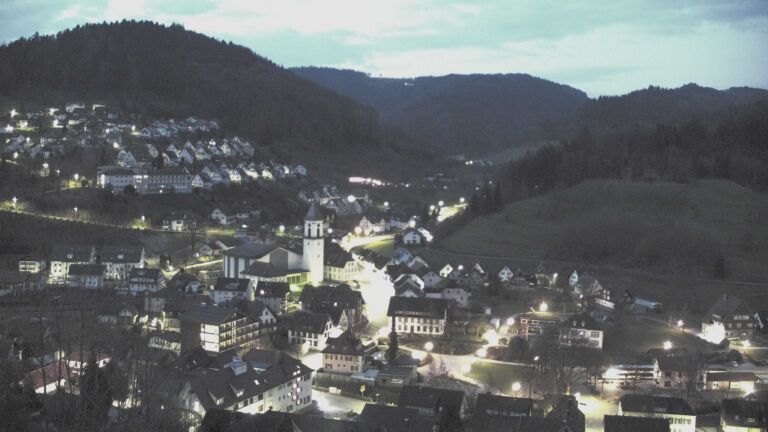 Dieses Bild zeigt eine Webcam-Aufnahme von Ottenhöfen, aufgenommen am Samstag, den 21.03.2026 um 05:50 Uhr