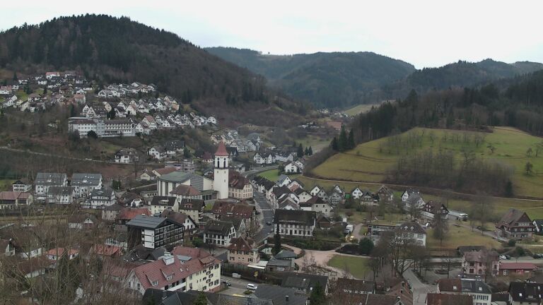 Dieses Bild zeigt eine Webcam-Aufnahme von Ottenhöfen, aufgenommen am Montag, den 09.02.2026 um 10:20 Uhr