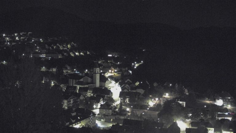 Dieses Bild zeigt eine Webcam-Aufnahme von Ottenhöfen, aufgenommen am Samstag, den 15.08.2026 um 02:00 Uhr