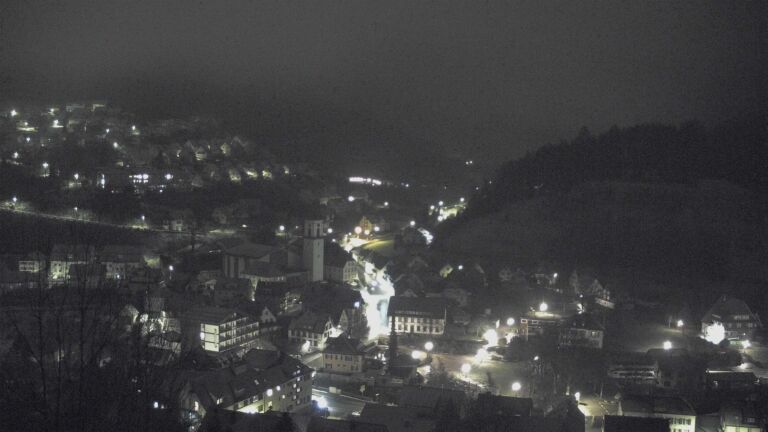 Dieses Bild zeigt eine Webcam-Aufnahme von Ottenhöfen, aufgenommen am Donnerstag, den 26.03.2026 um 04:00 Uhr