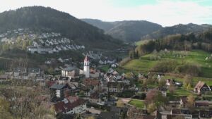 Dieses Bild zeigt eine Webcam-Aufnahme von Ottenhöfen, aufgenommen am Samstag, den 11.04.2026 um 08:20 Uhr