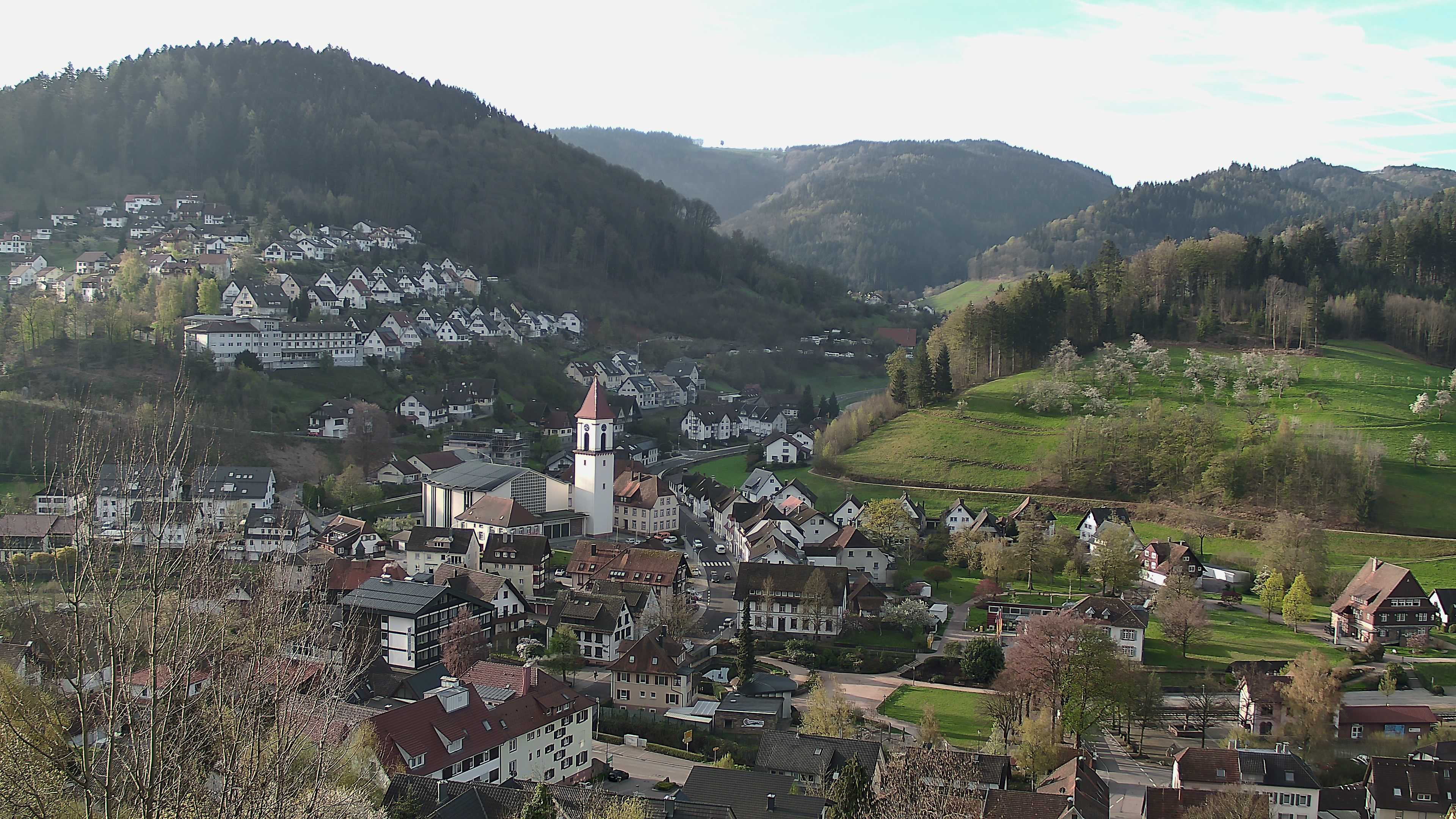 Dieses Bild zeigt eine Webcam-Aufnahme von Ottenhöfen, aufgenommen am Samstag, den 11.04.2026 um 08:20 Uhr