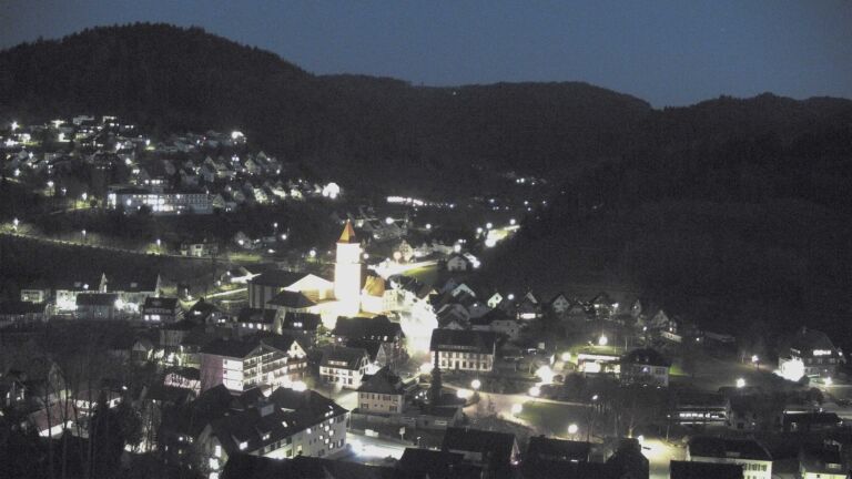 Dieses Bild zeigt eine Webcam-Aufnahme von Ottenhöfen, aufgenommen am Freitag, den 20.03.2026 um 19:30 Uhr