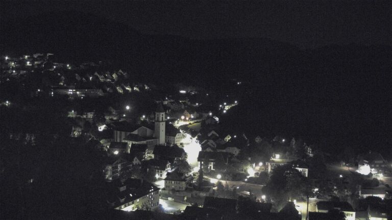Dieses Bild zeigt eine Webcam-Aufnahme von Ottenhöfen, aufgenommen am Sonntag, den 12.07.2026 um 03:00 Uhr