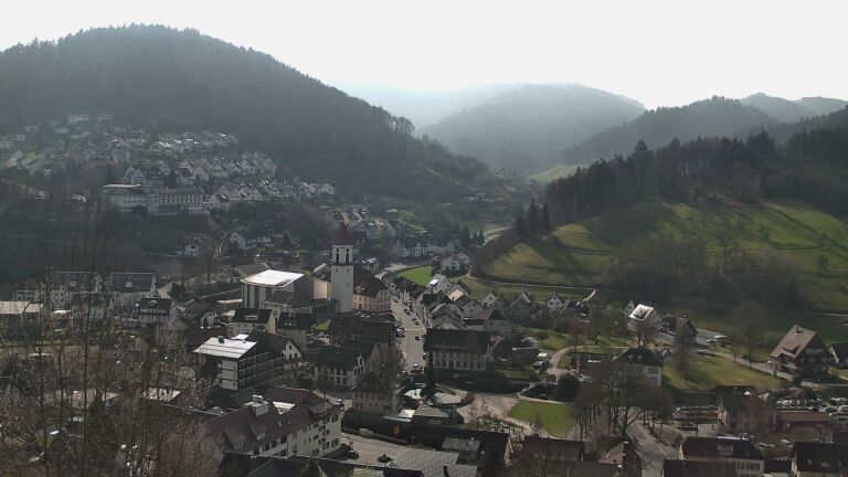 Dieses Bild zeigt eine Webcam-Aufnahme von Ottenhöfen, aufgenommen am Sonntag, den 08.03.2026 um 10:40 Uhr