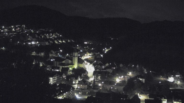 Dieses Bild zeigt eine Webcam-Aufnahme von Ottenhöfen, aufgenommen am Montag, den 31.08.2026 um 22:30 Uhr