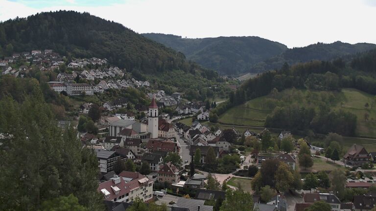 Dieses Bild zeigt eine Webcam-Aufnahme von Ottenhöfen, aufgenommen am Dienstag, den 29.09.2026 um 12:50 Uhr