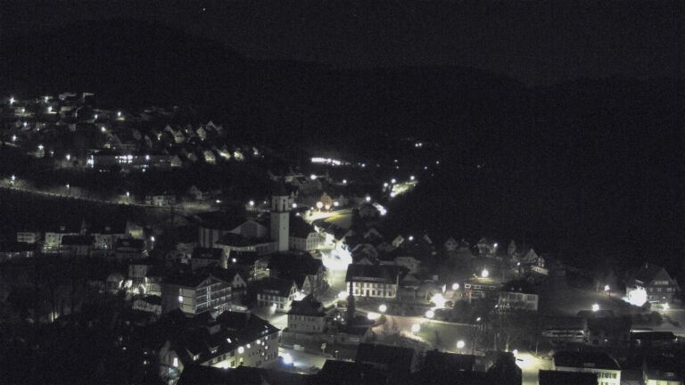 Dieses Bild zeigt eine Webcam-Aufnahme von Ottenhöfen, aufgenommen am Freitag, den 13.03.2026 um 03:30 Uhr