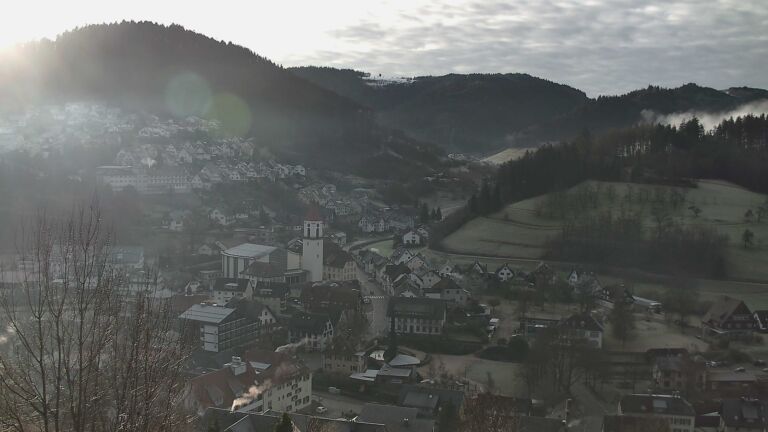 Dieses Bild zeigt eine Webcam-Aufnahme von Ottenhöfen, aufgenommen am Freitag, den 30.01.2026 um 09:30 Uhr