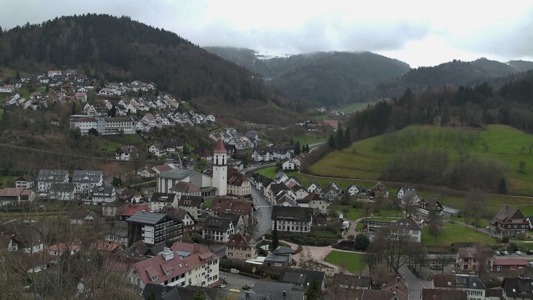 Dieses Bild zeigt eine Webcam-Aufnahme von Ottenhöfen, aufgenommen am Dienstag, den 31.03.2026 um 12:40 Uhr