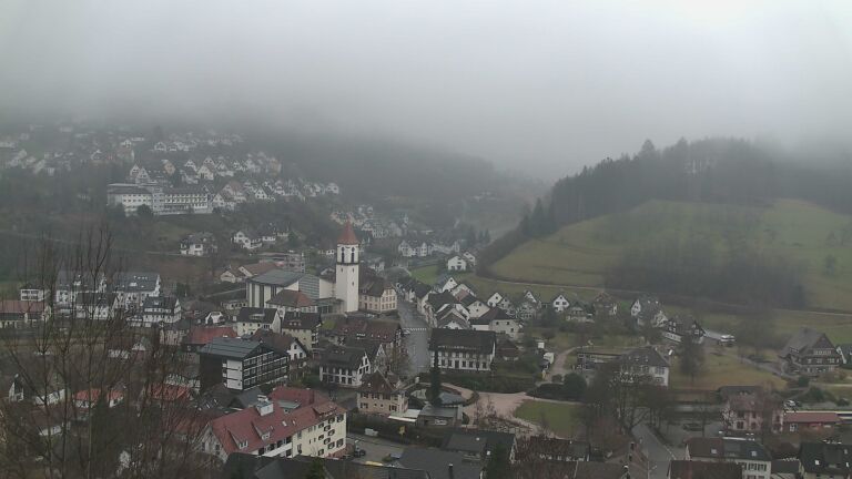 Dieses Bild zeigt eine Webcam-Aufnahme von Ottenhöfen, aufgenommen am Dienstag, den 03.02.2026 um 10:40 Uhr