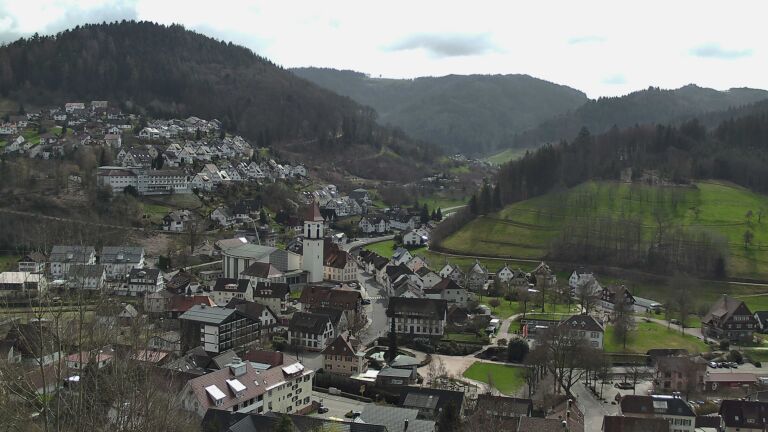 Dieses Bild zeigt eine Webcam-Aufnahme von Ottenhöfen, aufgenommen am Dienstag, den 17.03.2026 um 12:30 Uhr