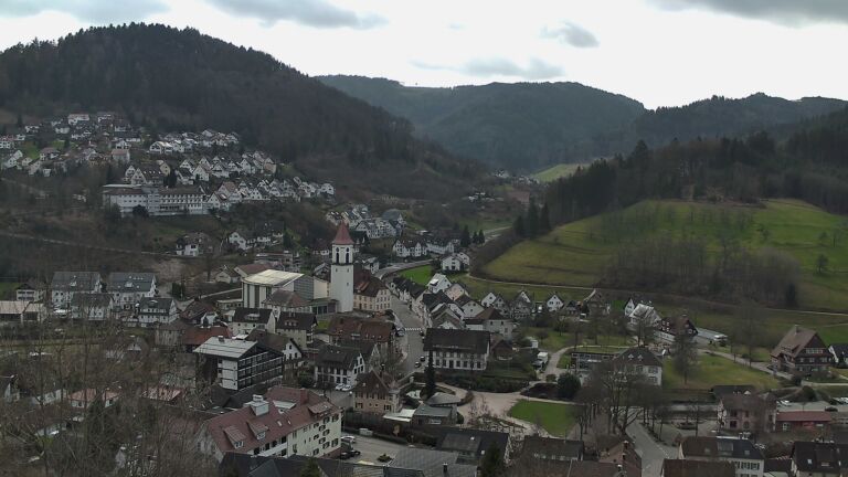 Dieses Bild zeigt eine Webcam-Aufnahme von Ottenhöfen, aufgenommen am Samstag, den 28.02.2026 um 10:30 Uhr