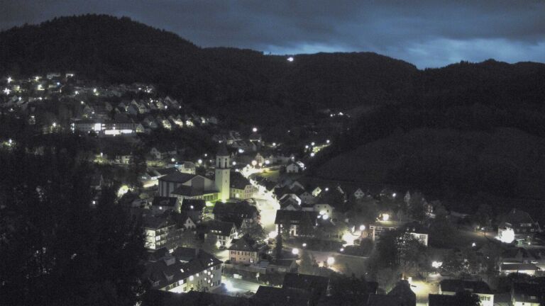 Dieses Bild zeigt eine Webcam-Aufnahme von Ottenhöfen, aufgenommen am Samstag, den 24.10.2026 um 07:20 Uhr