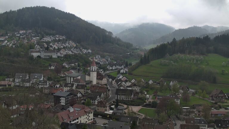 Dieses Bild zeigt eine Webcam-Aufnahme von Ottenhöfen, aufgenommen am Dienstag, den 14.04.2026 um 12:20 Uhr