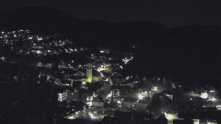 Dieses Bild zeigt eine Webcam-Aufnahme von Ottenhöfen, aufgenommen am Montag, den 14.09.2026 um 22:30 Uhr
