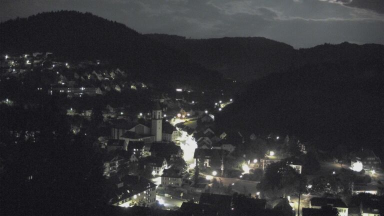 Dieses Bild zeigt eine Webcam-Aufnahme von Ottenhöfen, aufgenommen am Mittwoch, den 01.07.2026 um 02:30 Uhr