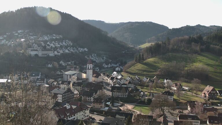 Dieses Bild zeigt eine Webcam-Aufnahme von Ottenhöfen, aufgenommen am Dienstag, den 03.03.2026 um 09:20 Uhr