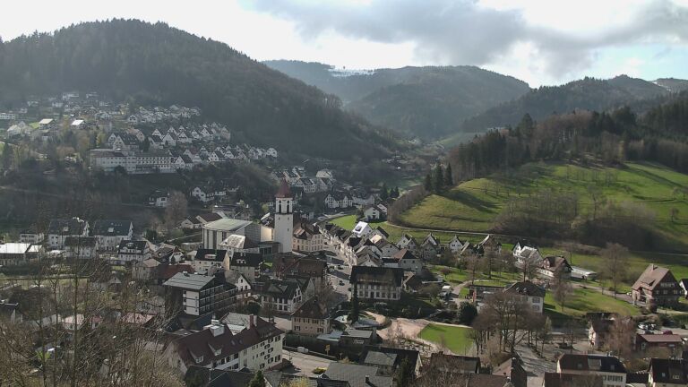 Dieses Bild zeigt eine Webcam-Aufnahme von Ottenhöfen, aufgenommen am Freitag, den 27.03.2026 um 09:30 Uhr