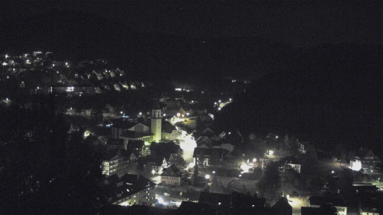 Dieses Bild zeigt eine Webcam-Aufnahme von Ottenhöfen, aufgenommen am Dienstag, den 20.10.2026 um 05:30 Uhr