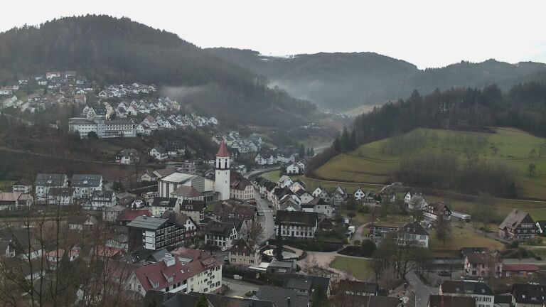 Dieses Bild zeigt eine Webcam-Aufnahme von Ottenhöfen, aufgenommen am Samstag, den 31.01.2026 um 08:10 Uhr