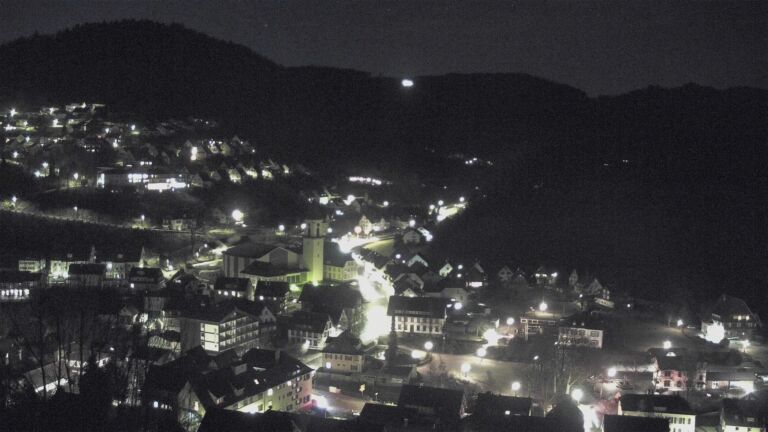 Dieses Bild zeigt eine Webcam-Aufnahme von Ottenhöfen, aufgenommen am Dienstag, den 27.01.2026 um 06:40 Uhr