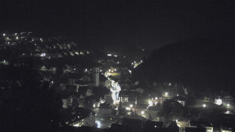 Dieses Bild zeigt eine Webcam-Aufnahme von Ottenhöfen, aufgenommen am Donnerstag, den 07.05.2026 um 01:30 Uhr