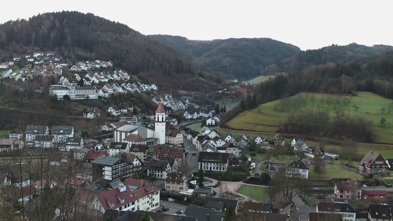 Dieses Bild zeigt eine Webcam-Aufnahme von Ottenhöfen, aufgenommen am Donnerstag, den 26.02.2026 um 07:30 Uhr