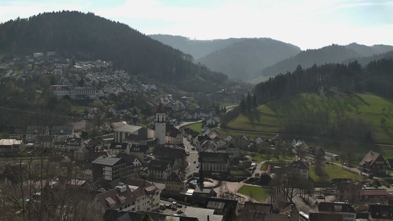 Dieses Bild zeigt eine Webcam-Aufnahme von Ottenhöfen, aufgenommen am Donnerstag, den 19.03.2026 um 11:40 Uhr