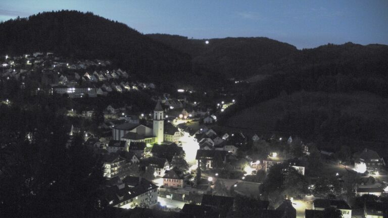 Dieses Bild zeigt eine Webcam-Aufnahme von Ottenhöfen, aufgenommen am Samstag, den 19.09.2026 um 06:20 Uhr