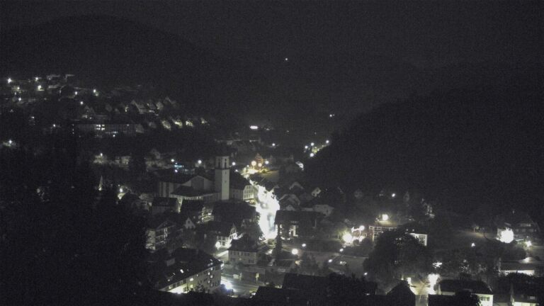 Dieses Bild zeigt eine Webcam-Aufnahme von Ottenhöfen, aufgenommen am Montag, den 31.08.2026 um 02:00 Uhr