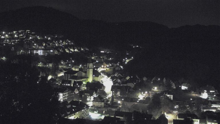 Dieses Bild zeigt eine Webcam-Aufnahme von Ottenhöfen, aufgenommen am Mittwoch, den 07.10.2026 um 20:20 Uhr