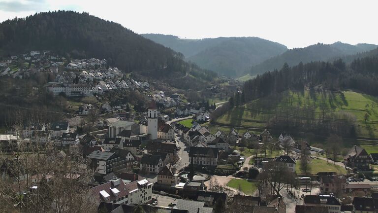 Dieses Bild zeigt eine Webcam-Aufnahme von Ottenhöfen, aufgenommen am Dienstag, den 03.03.2026 um 12:20 Uhr