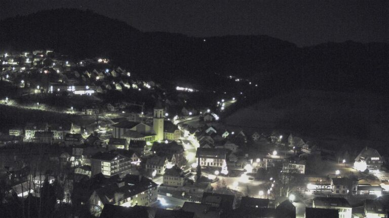 Dieses Bild zeigt eine Webcam-Aufnahme von Ottenhöfen, aufgenommen am Donnerstag, den 01.01.2026 um 06:20 Uhr