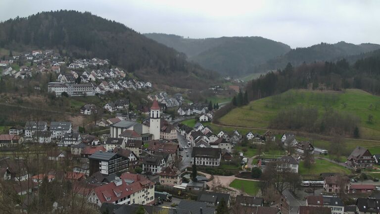 Dieses Bild zeigt eine Webcam-Aufnahme von Ottenhöfen, aufgenommen am Mittwoch, den 25.03.2026 um 10:10 Uhr