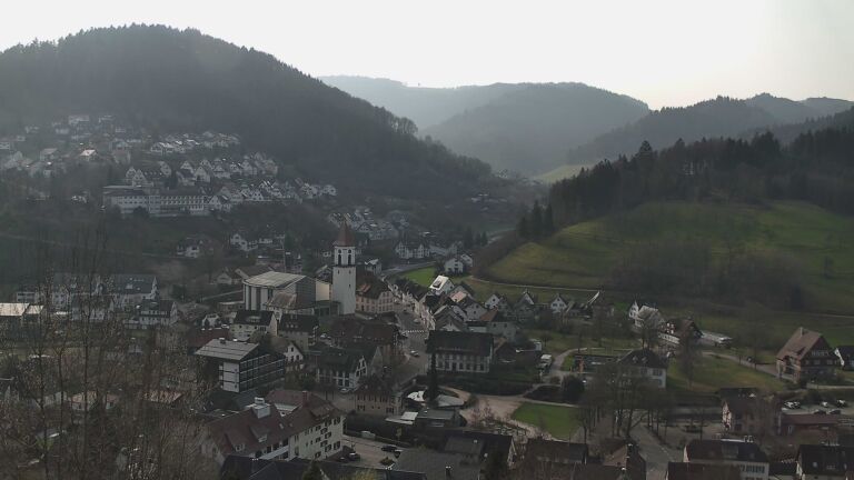 Dieses Bild zeigt eine Webcam-Aufnahme von Ottenhöfen, aufgenommen am Montag, den 09.03.2026 um 09:30 Uhr