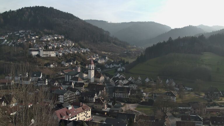 Dieses Bild zeigt eine Webcam-Aufnahme von Ottenhöfen, aufgenommen am Montag, den 09.02.2026 um 15:40 Uhr